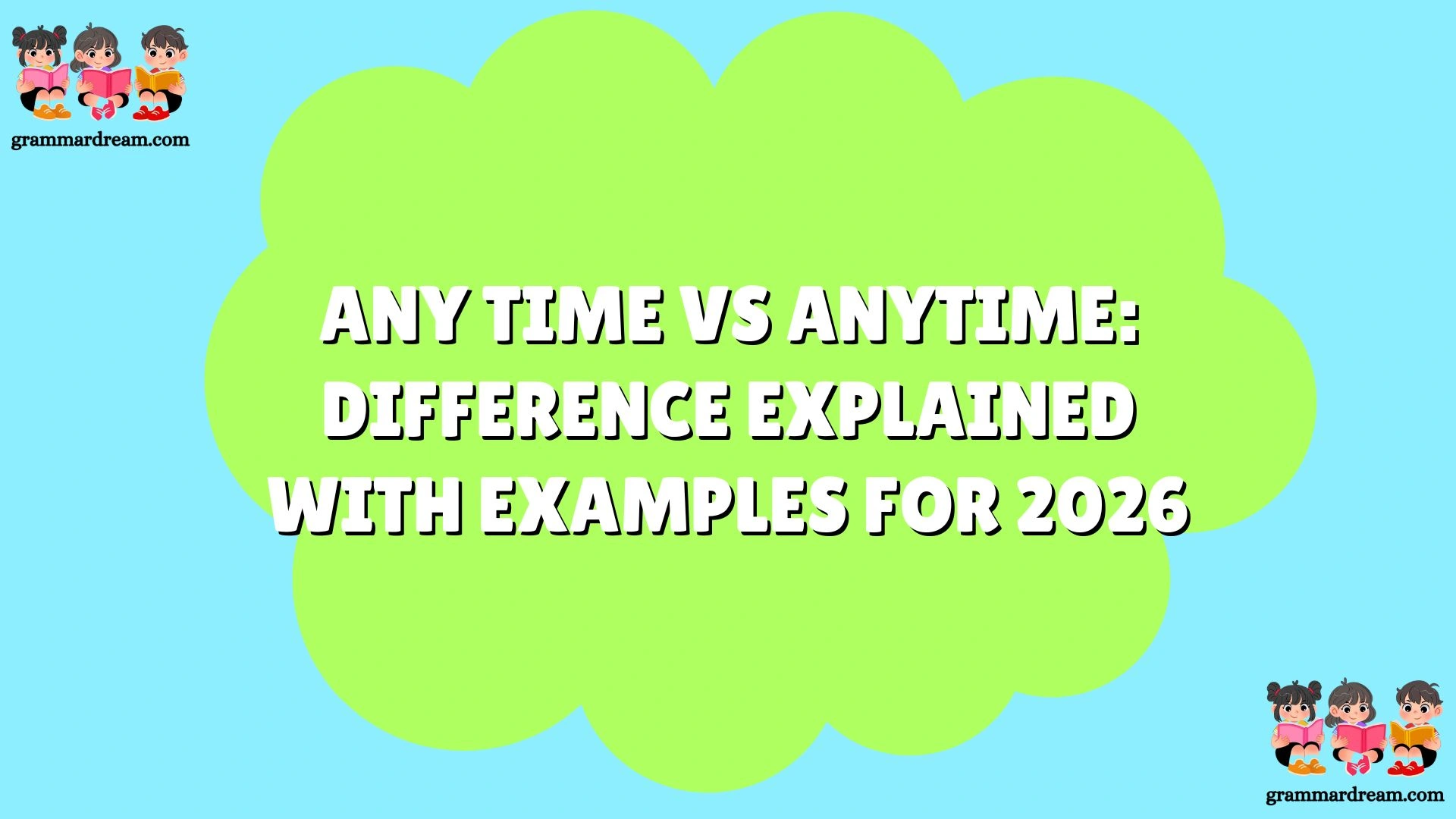 Any Time vs Anytime: Difference Explained with Examples for 2026