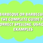 Barbeque or Barbecue