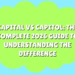 Capital vs Capitol