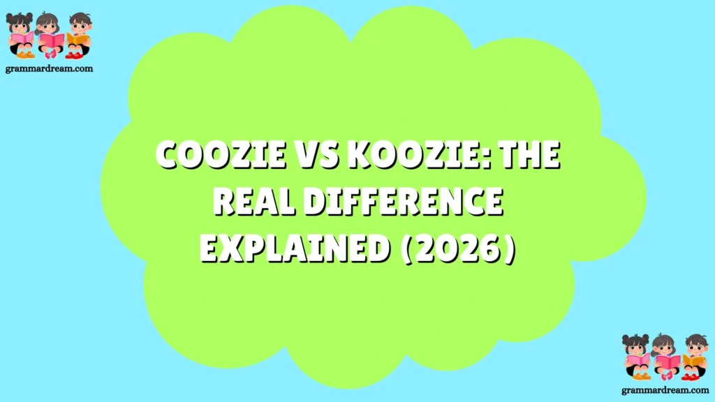 Coozie vs Koozie