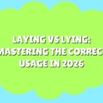 Laying vs Lying
