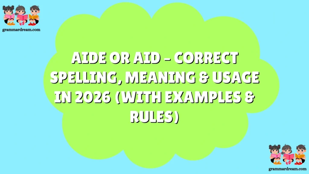 Aide or Aid