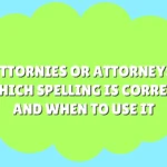 Attornies or Attorneys