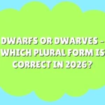 Dwarfs or Dwarves