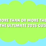 More Than or More Then