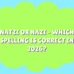 Natzi or Nazi