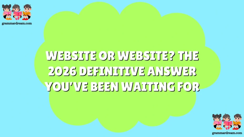 WebSite or Website