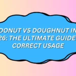Donut vs Doughnut