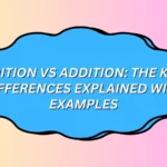 Edition vs Addition