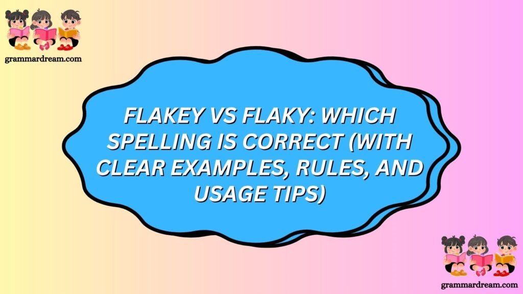 Flakey vs Flaky