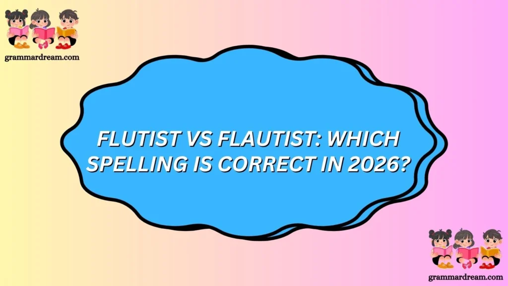 Flutist vs Flautist